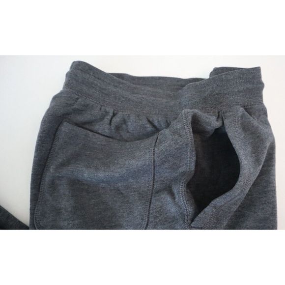 J. Crew BJ349 SBL Men's Sz S Black/Gray Pacific Fleece Jogger Sweatpants $80 - Picture 5 of 9